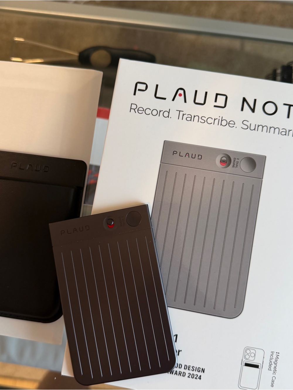 Plaud Note AI Voice Recorder-MagSafe-300 Free Monthly Minutes